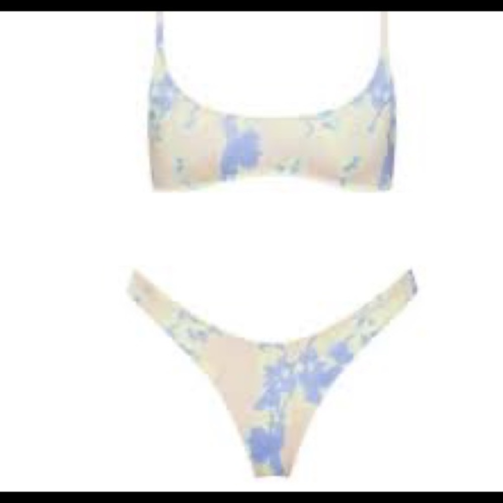 Triangl bikini with bag